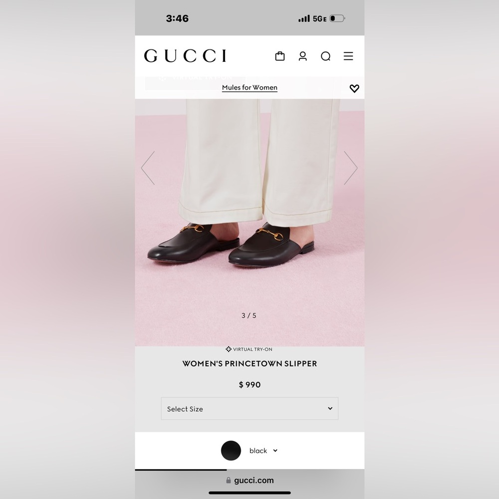 Gucci Princetown slippers